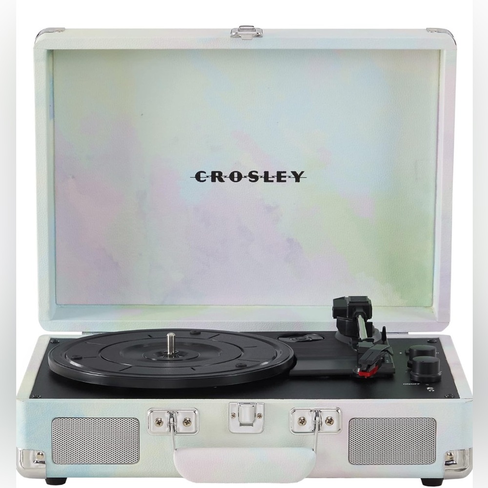 Crosley CR8005F-GW Cruiser 3-Speed Record Player Green Watercolor